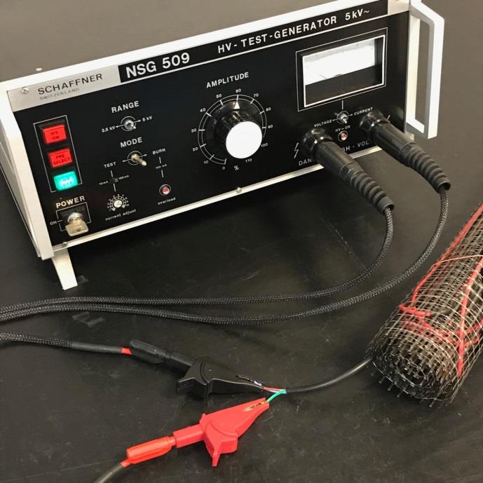 Heating mat creation process